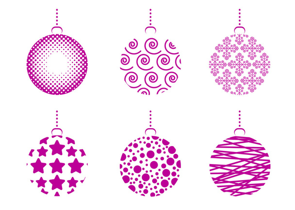 Christmas balls - Vektor, obrázek