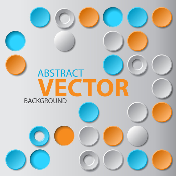 Abstracte cirkel achtergrond - Vector, afbeelding