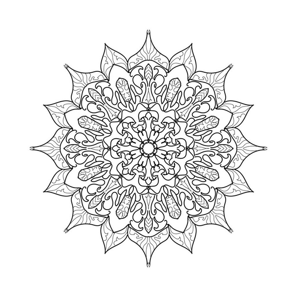 Circular pattern mandala art decoration elements - Vecteur, image