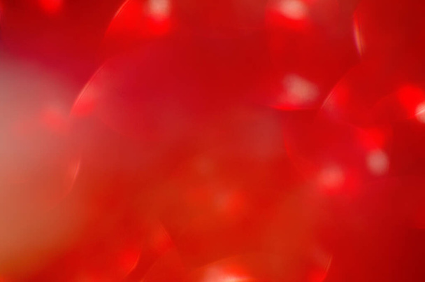 abstract red blurred bokeh background - Foto, imagen