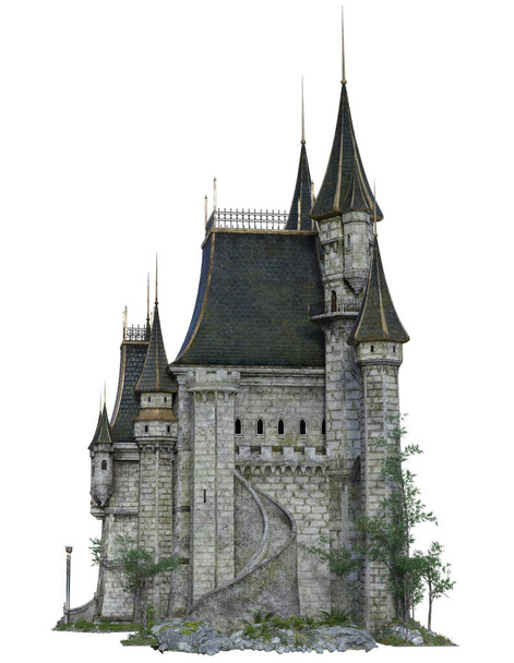 3d ilustración del castillo de cuento de hadas - Foto, Imagen