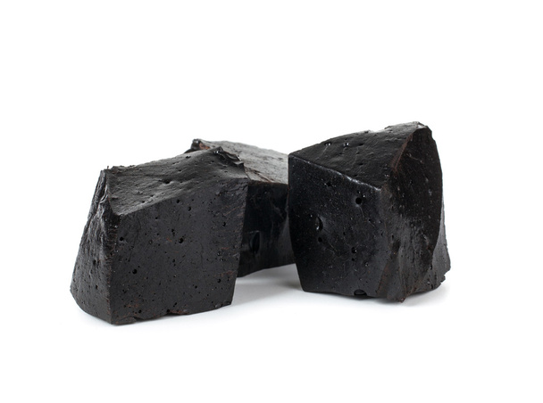 Pure blocks of licorice . - Photo, Image