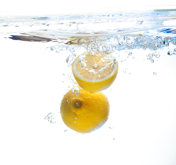 Lemon in the water - Photo, image