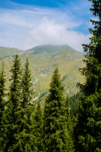 mountain landscape, clear blue sky - Photo, Image