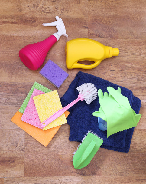 Collection of cleaning products - Photo, Image