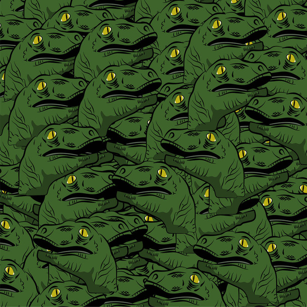 Векторизированная иллюстрация мема динозавров - Вектор,изображение