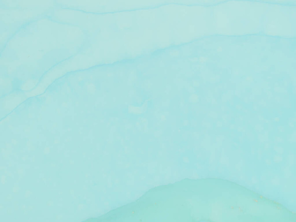 Blue Alcohol Ink Marble. Shiny Water Color Watercolor. Foil Marble Background. Foil Oriental Watercolor. Gold Art Paint. White Water Color Marble. Geode Elegant Texture. Modern Abstract Template. - Fotó, kép