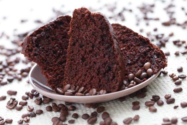 Schokolade und Kaffee-Kuchen - Foto, Bild