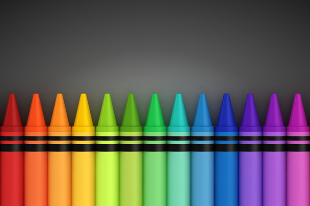 barevné pastelky - Fotografie, Obrázek