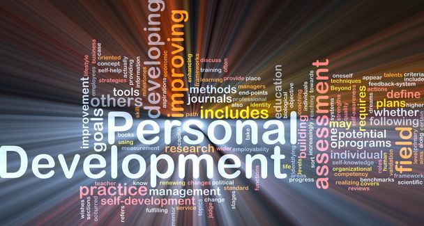 Personal development background concept - Photo, Image