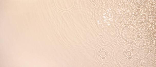 banner háttér átlátszó bézs tiszta víz felület textúra  - Fotó, kép