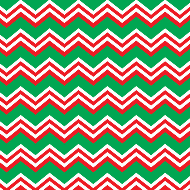 Christmas holiday chevron pattern - Vector, Image