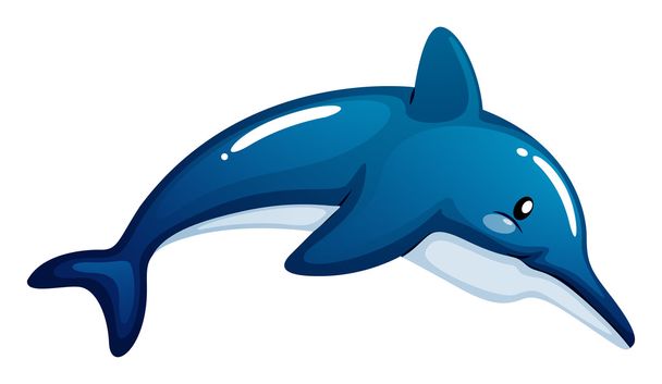 Delfin - Wektor, obraz