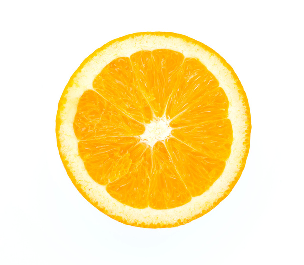 Beyaz üzerine izole edilmiş turuncu - Fotoğraf, Görsel