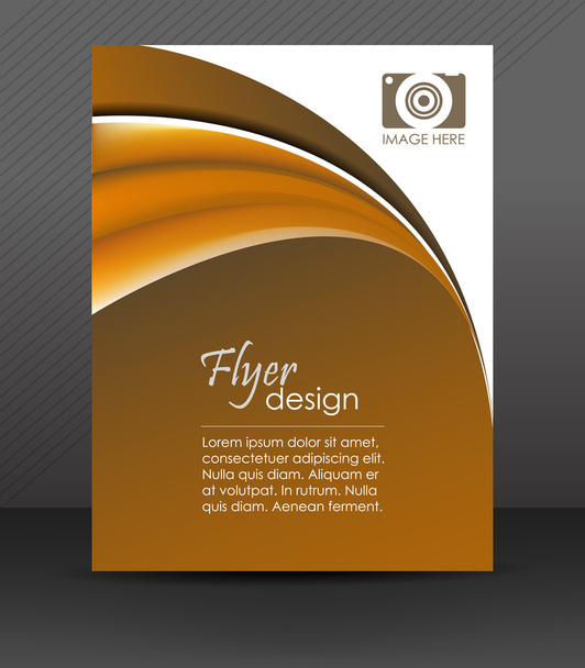 Professional business flyer template or corporate banner, brochure, cover design - Vector, Image