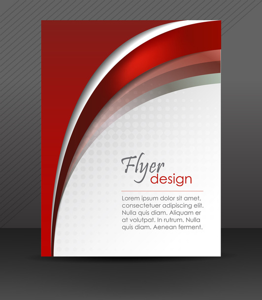 Abstract flyer or cover design - Vector, Image