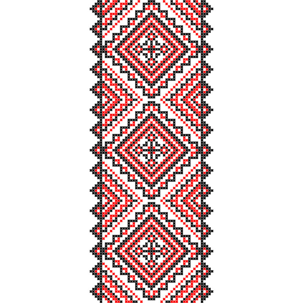 hafty. ukraińskiego Ludowego ornamentu - Wektor, obraz