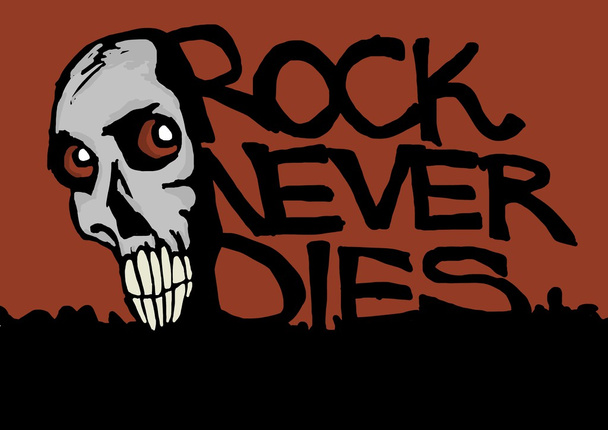 Rock stirbt nie - Foto, Bild