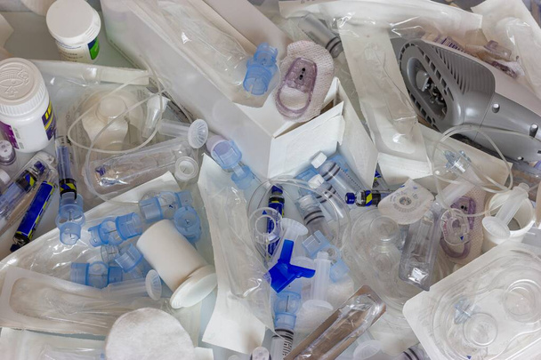 Different Types of Medical Waste - Foto, imagen