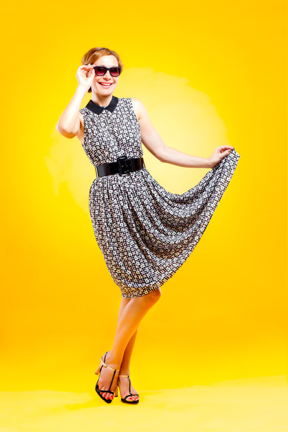 Pin-up girl in american style - Photo, Image