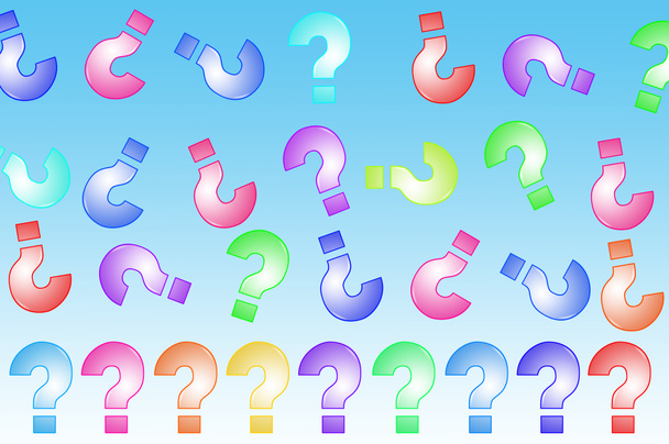Question marks background - Photo, Image