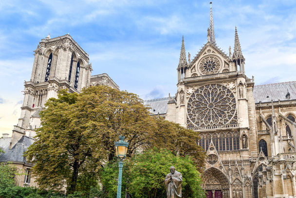 Die Kathedrale Notre Dame in Paris - Foto, Bild