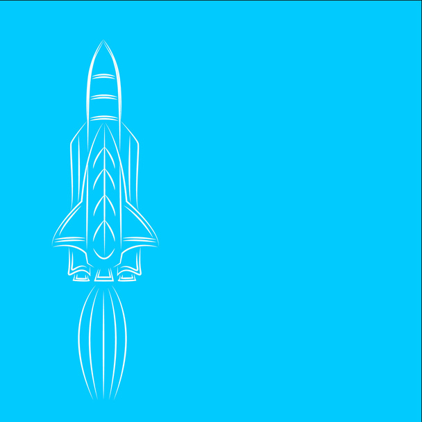 rakéta logó vektoros - Vektor, kép