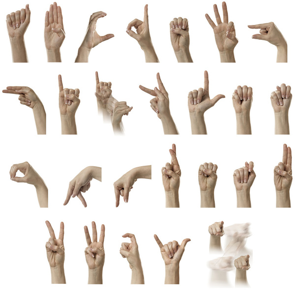 ASL-aakkoset
 - Valokuva, kuva