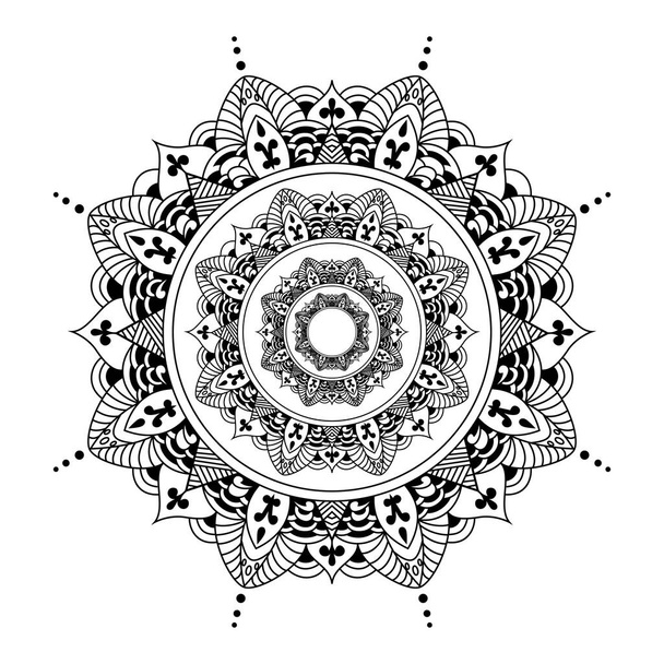 Kreativer Luxus der Mandala-Illustration - Vektor, Bild