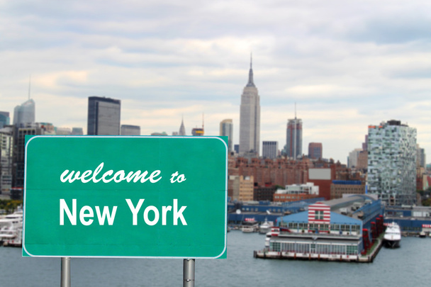 Üdvözöljük a new York-i jel - Fotó, kép