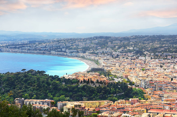 Paesaggio della città di Nizza in Francia - Foto, immagini