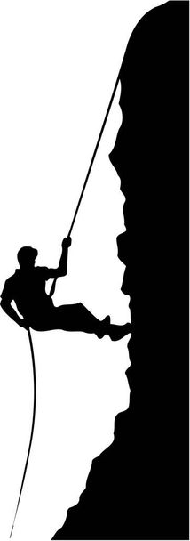 Mountain Climber Vector Illustration - Vector, Image