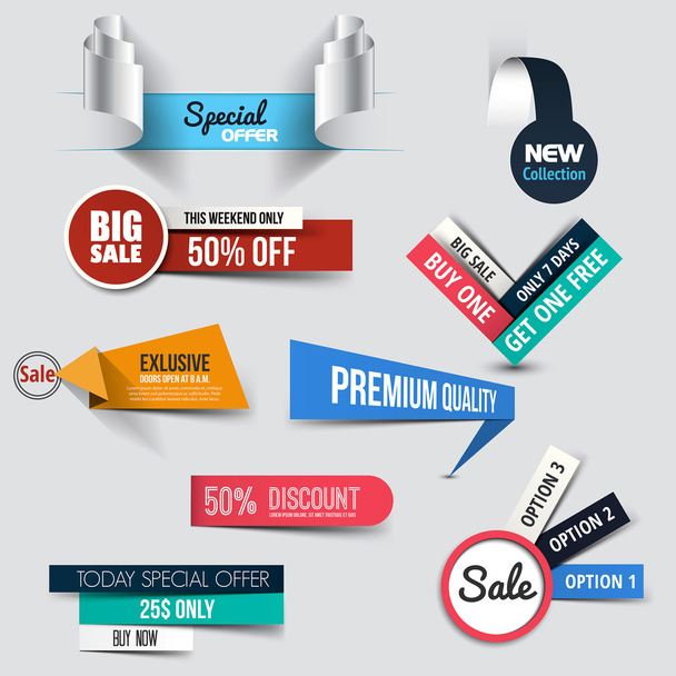 Web banners - Vector, Image