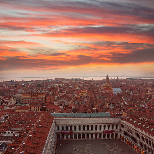 Sonnenuntergang in Venedig, Italien - Foto, Bild