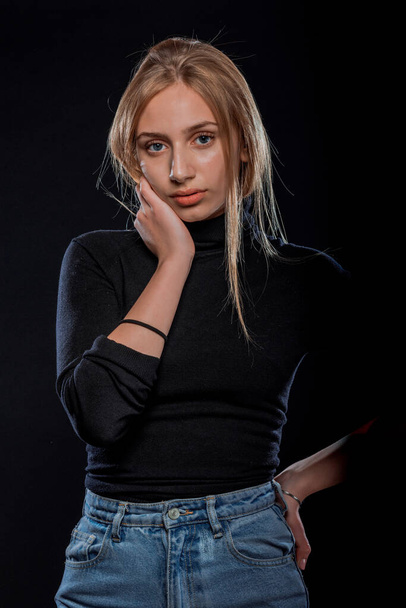 Body shot of a cool young woman wearing modern style clothing - Valokuva, kuva
