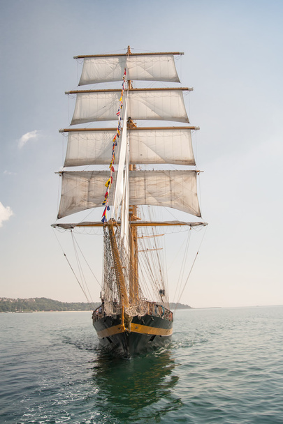 Old ship, sailing in the sea - Photo, Image