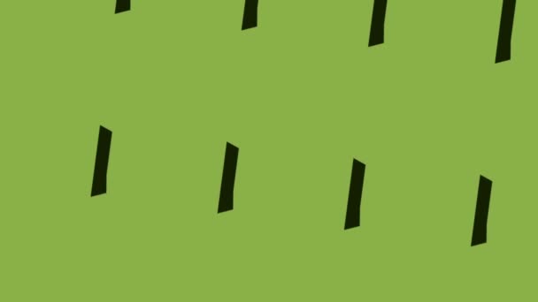 černá a prázdná ikona bubliny řeči animace na zeleném pozadí - Záběry, video