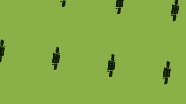 animace ikony rozebraného boxu na zeleném pozadí - Záběry, video