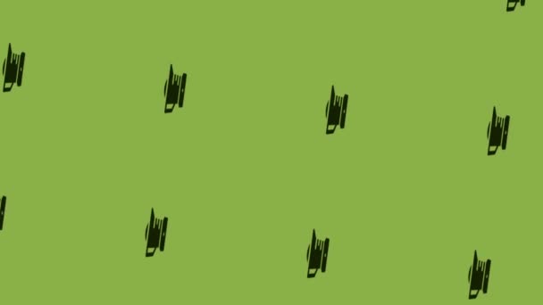 анімація іконки блендера, що крутиться на зеленому фоні
 - Кадри, відео