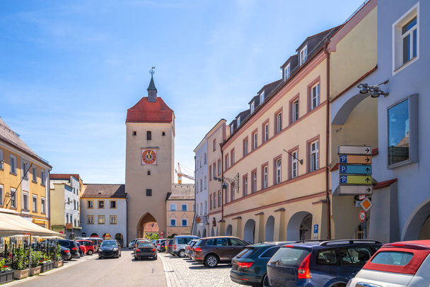 Panorama historical city of Neuoetting, Bavaria, Germany  - Photo, Image