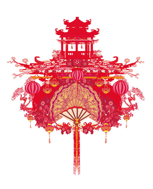 Mid Autumn Festival Chinese New Year - Wektor, obraz