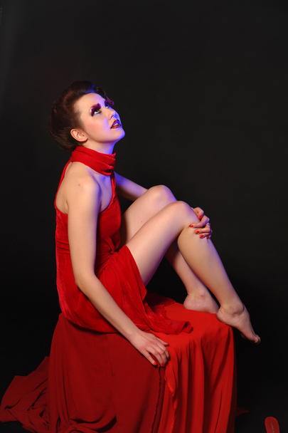 Woman in red - Valokuva, kuva