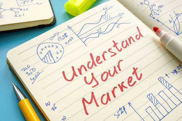 Understand your market inscription and marketing charts and researches on the page. - 写真・画像