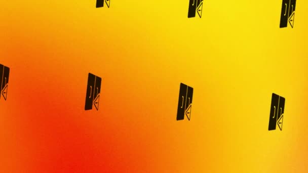 обертові шафи з іконою точки оклику на помаранчевому і жовтому
 - Кадри, відео