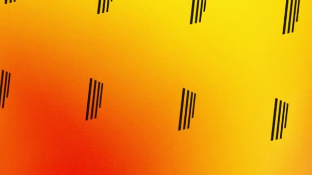 animazione dell'icona di allineamento del testo su arancione e giallo - Filmati, video