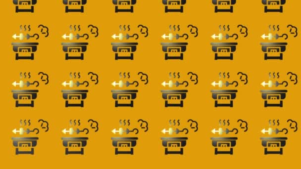 анімація чорного барбака в літній іконі на жовтому
 - Кадри, відео