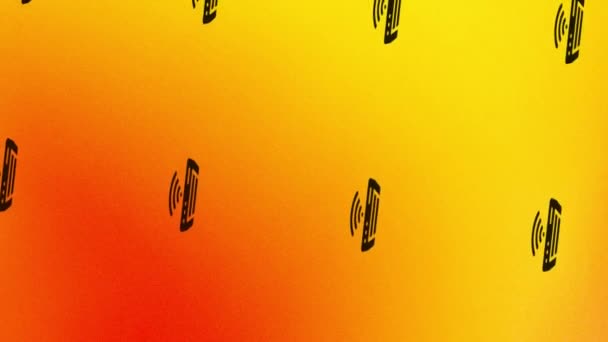 анімація піктограми спінінг-кондиціонера на помаранчевому та жовтому
 - Кадри, відео