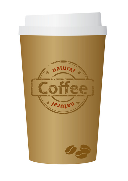 A coffee cup vector illustration, eps10. - Vector, Image