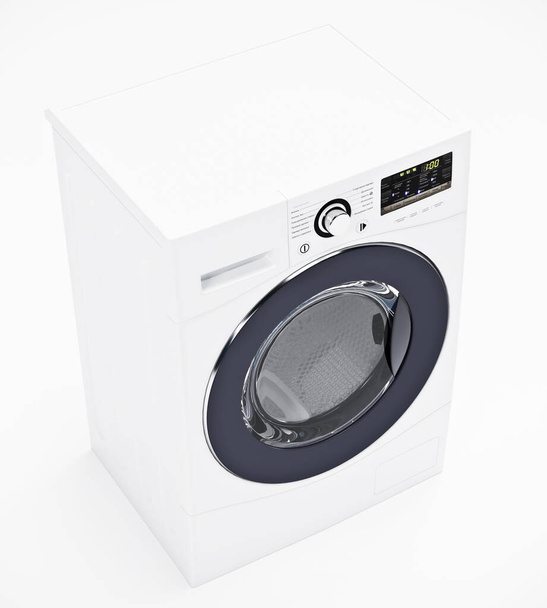 3d model of dishwasher isolated on white background - Foto, Imagen