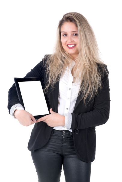 Femme d'affaires avec tablette
 - Photo, image